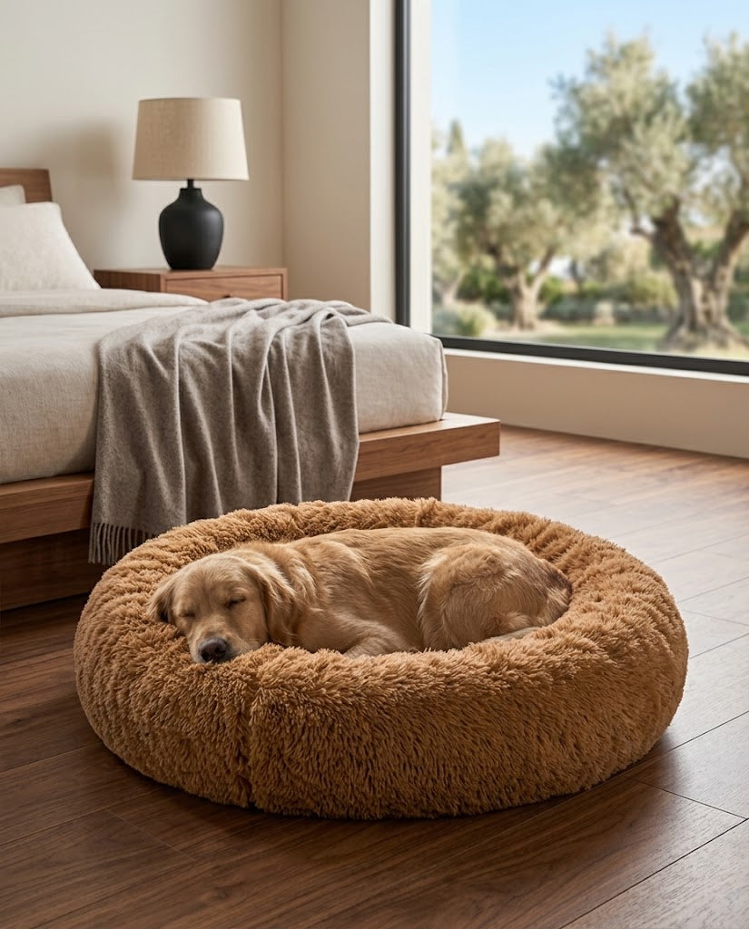 Lit Séréa — Camel — lit orthopédique à mémoire de forme pour chien